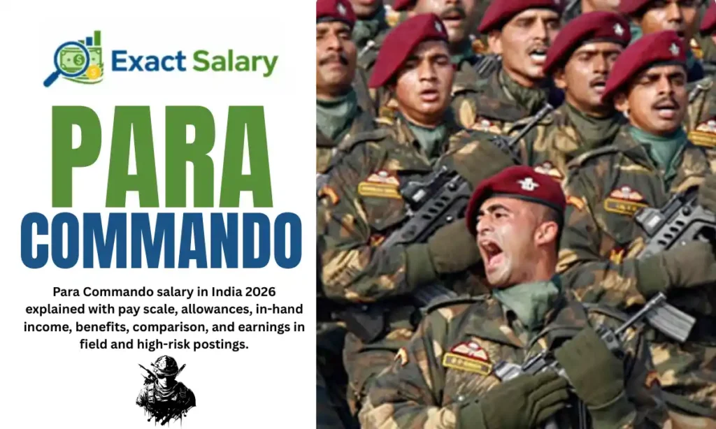 Para Commando Salary
