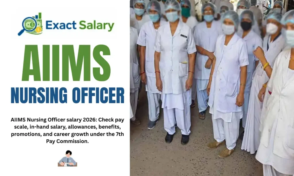 AIIMS Nursing Officer Salary
