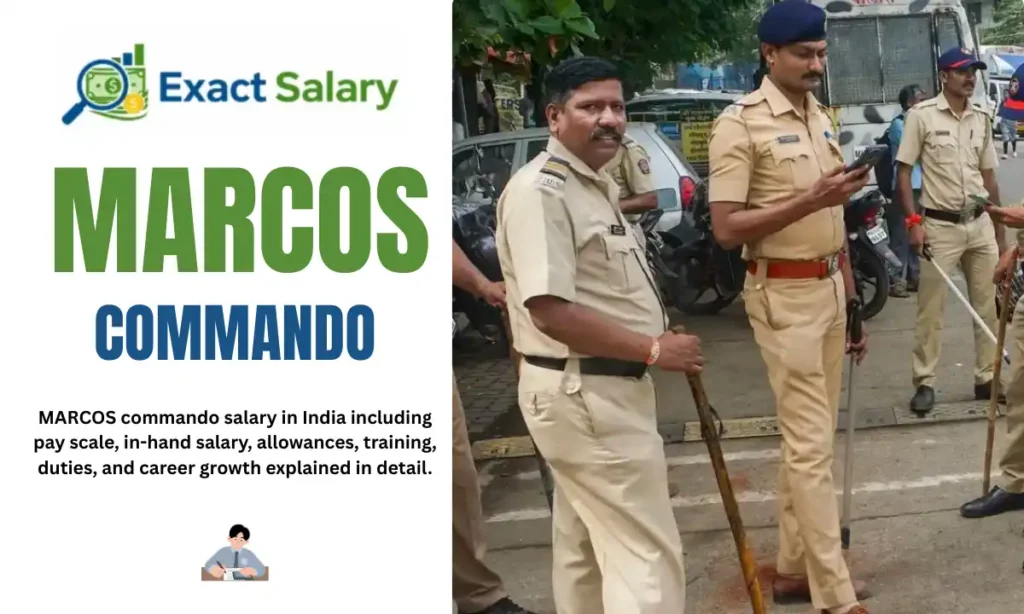 MARCOS Commando Salary